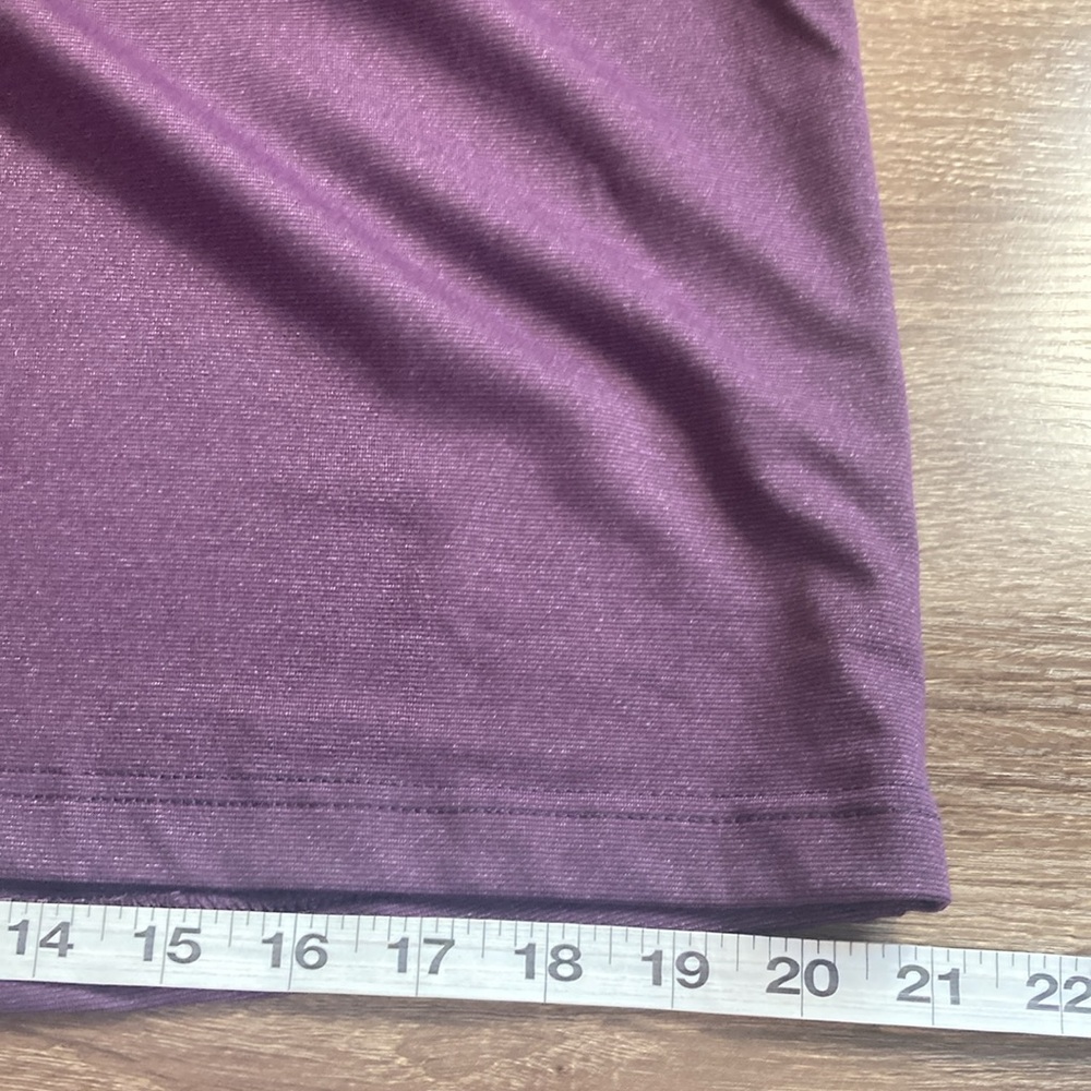 EUC Medium Ogio Sweatshirt Mens Large Ace Purple 1/4 Zip Stretch W/Golfweek Logo - Picture 7 of 7